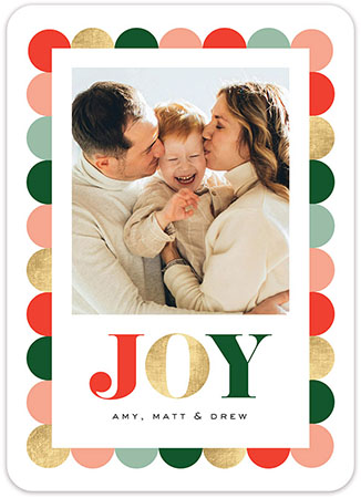 Digital Holiday Photo Cards by Stacy Claire Boyd (Carnival Border)
