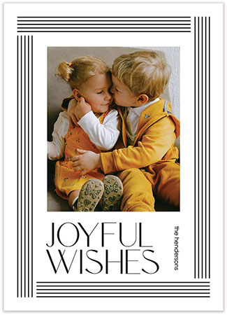 Digital Holiday Photo Cards by Stacy Claire Boyd (Lined Up)