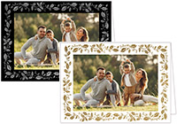 Digital Holiday Photo Cards by Stacy Claire Boyd (Classic Holly Foil Pressed)