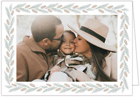 Digital Holiday Photo Cards by Stacy Claire Boyd (Pine Forest)