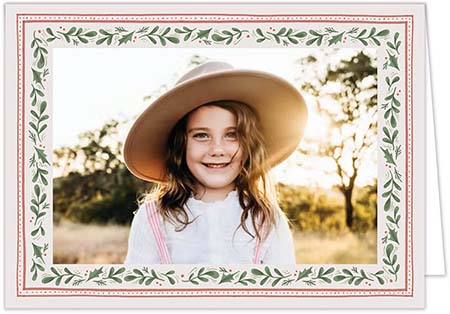Mounted Holiday Photo Card - Poplar Lane Design | Stacy Claire Boyd