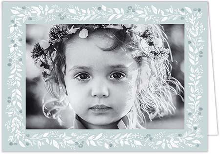 Mounted Holiday Photo Card - Garden Joy Design | Stacy Claire Boyd