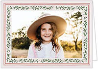 Mounted Holiday Photo Card - Poplar Lane Design | Stacy Claire Boyd