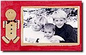 Sugar Cookie Holiday Photo Mount Cards - Gingerbread