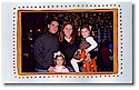 Sugar Cookie Holiday Photo Mount Cards - Gold Border