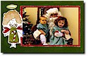 Sugar Cookie Holiday Photo Mount Cards - Angel with Candy Cane