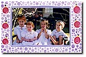 Sugar Cookie Holiday Photo Mount Cards - Polka Dots & Ornaments