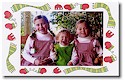 Sugar Cookie Holiday Photo Mount Cards - Mittens #2