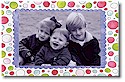 Sugar Cookie Holiday Photo Mount Cards - Piink Bubbles