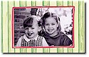 Sugar Cookie Holiday Photo Mount Cards - Red & Green #3