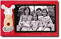 Sugar Cookie Holiday Photo Mount Cards - Rudolph