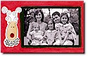 Sugar Cookie Holiday Photo Mount Cards - Rudolph