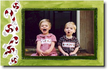 Sugar Cookie Holiday Photo Mount Cards - Sugar Plums
