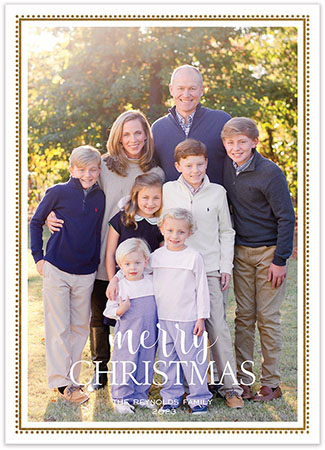 Digital Holiday Photo Cards by Sweet Pea Designs (Foil Antique Beaded Border - V) Digital Holiday Photo Cards by Sweet Pea Designs (Foil Antique Beaded Border - V)