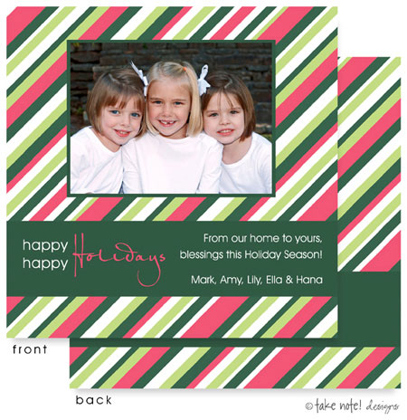 Take Note Designs Digital Holiday Photo Cards - My Favorite Holiday Tie