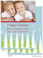 Take Note Designs Digital Holiday Photo Cards - Fun Winter Trees