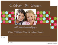 Take Note Designs Digital Holiday Photo Cards - Multi Dots Band