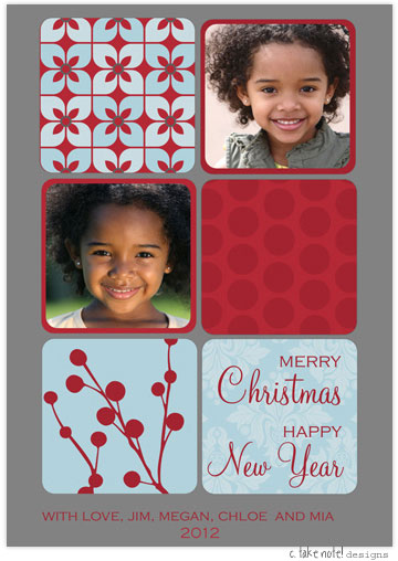 Take Note Designs Digital Holiday Photo Cards - Freshly Decorated
