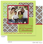 Take Note Designs Digital Holiday Photo Cards - Vintage Damask