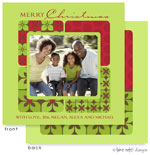 Take Note Designs Digital Holiday Photo Cards - Holiday Flower Dot