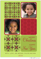Take Note Designs Digital Holiday Photo Cards - Holiday Patterns with Dot