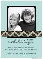 Take Note Designs Digital Holiday Photo Cards - Black Tie