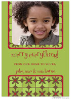 Take Note Designs Digital Holiday Photo Cards - Pretty Holiday Pattern