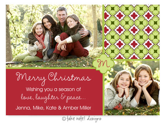 Take Note Designs Digital Holiday Photo Cards - Joyful Christmas Take Note Designs Digital Holiday Photo Cards - Joyful Christmas