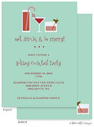 Digital Holiday Invitations by Take Note Designs- Festive Drinks