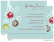 Digital Holiday Invitations/Greeting Cards by Take Note Designs - Ornament Swing