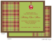 Digital Holiday Invitations/Greeting Cards by Take Note Designs - Ornament Wrap with Brown