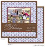 Take Note Designs Digital Holiday Photo Cards - Winter Dot Pattern