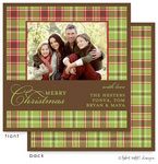 Take Note Designs Digital Holiday Photo Cards - Warm Plaid Wrap