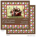 Take Note Designs Digital Holiday Photo Cards - Fresh Argyle Wrap