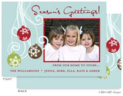 Take Note Designs Digital Holiday Photo Cards - Festive Ornaments