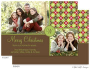 Take Note Designs Digital Holiday Photo Cards - Holiday Argyle