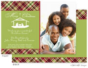 Take Note Designs Digital Holiday Photo Cards - Nativity Plaid