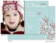 Take Note Designs Digital Holiday Photo Cards - Winter Berry Tree