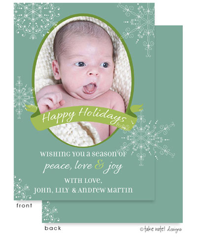 Take Note Designs Digital Holiday Photo Cards - Holiday Frame Take Note Designs Digital Holiday Photo Cards - Holiday Frame
