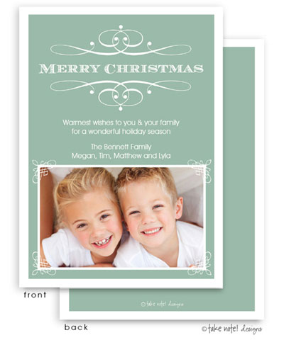 Take Note Designs Digital Holiday Photo Cards - Elegant Holiday Photo Take Note Designs Digital Holiday Photo Cards - Elegant Holiday Photo