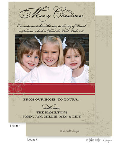 Take Note Designs Digital Holiday Photo Cards - Vintage Holidays