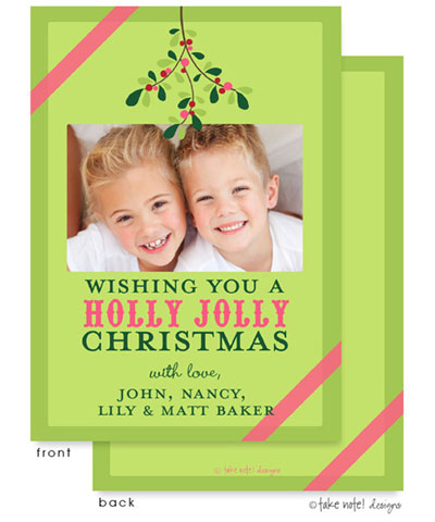 Take Note Designs Digital Holiday Photo Cards - Holly Jolly Christmas Take Note Designs Digital Holiday Photo Cards - Holly Jolly Christmas