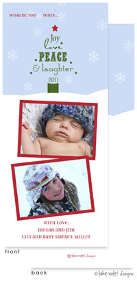 Take Note Designs Digital Holiday Photo Cards - Love Tree 2 Photo