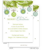 Digital Holiday Invitations/Greeting Cards by Take Note Designs - Ornament Drop