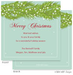 Digital Holiday Invitations/Greeting Cards by Take Note Designs - Bough and Stars