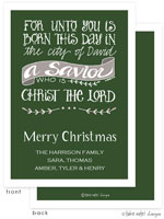 Take Note Designs Digital Holiday Greeting Cards - City of David Green