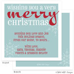 Digital Holiday Invitations/Greeting Cards by Take Note Designs - Wishing You a Merry Christmas Snow