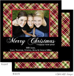 Take Note Designs Digital Holiday Photo Cards - Beautiful Plaid Elegance Wrap