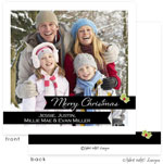 Take Note Designs Digital Holiday Photo Cards - Christmas Wrap Holly