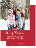 Take Note Designs Digital Holiday Photo Cards - Red Year Seal